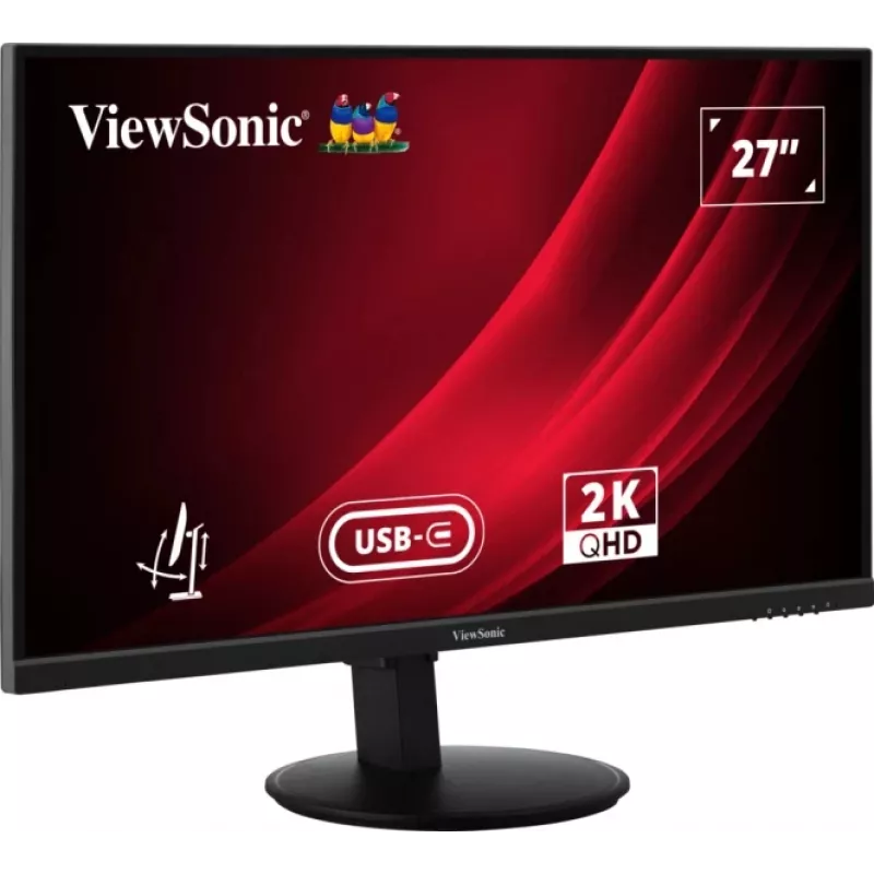 Monitor de computador Viewsonic VG Series VG2709-2K-MHDU-2 68,6 cm (27 polegadas) 2560 x 1440 pixels Quad HD LED preto