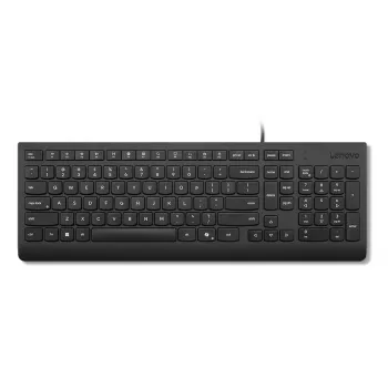 Teclado Lenovo 4Y41R64681 tamanho completo (100%) com fios USB nórdico preto — Home/Office