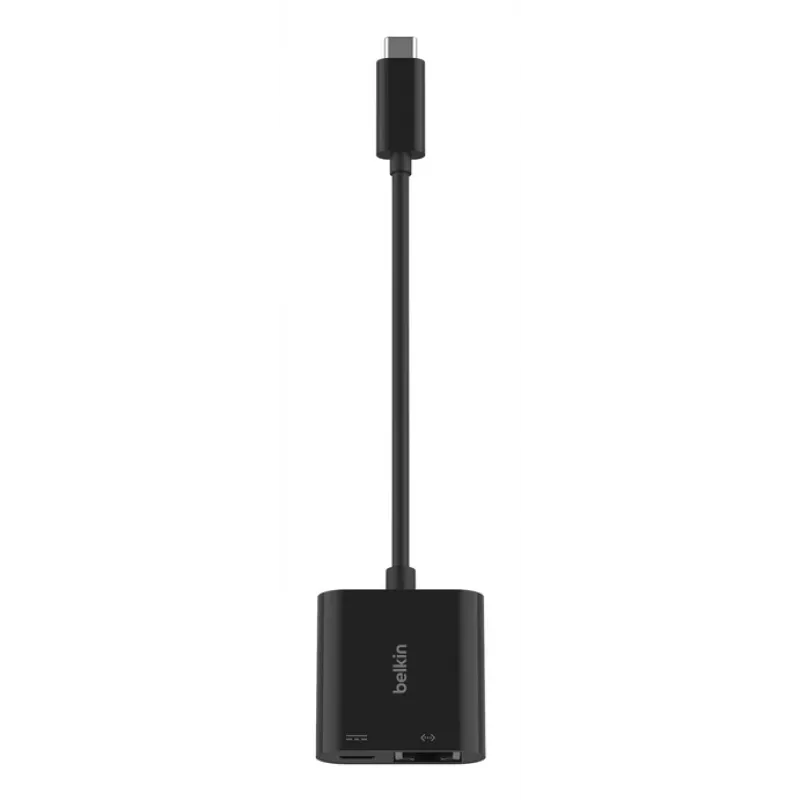 Adaptador BELKIN USB-C para Ethernet + carregamento 100 W PD