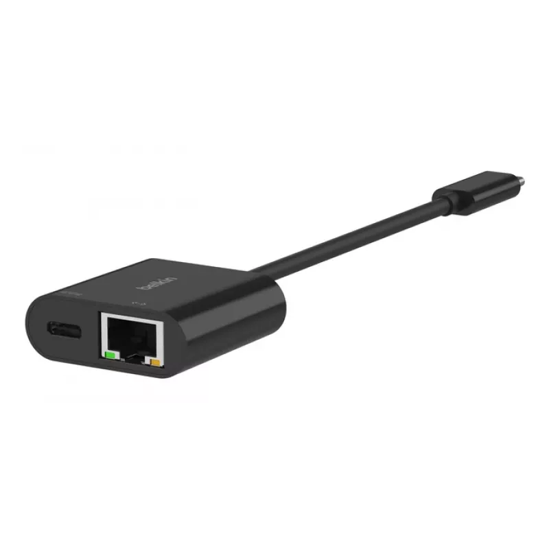 Adaptador BELKIN USB-C para Ethernet + carregamento 100 W PD