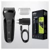 Máquina de barbear Braun Series 3 Shave&Style 300BT, máquina de barbear para homem, preto