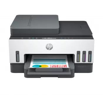Impressora multifunções sem fios HP Smart Tank 7305, impressão frente e verso; copiadora, scanner