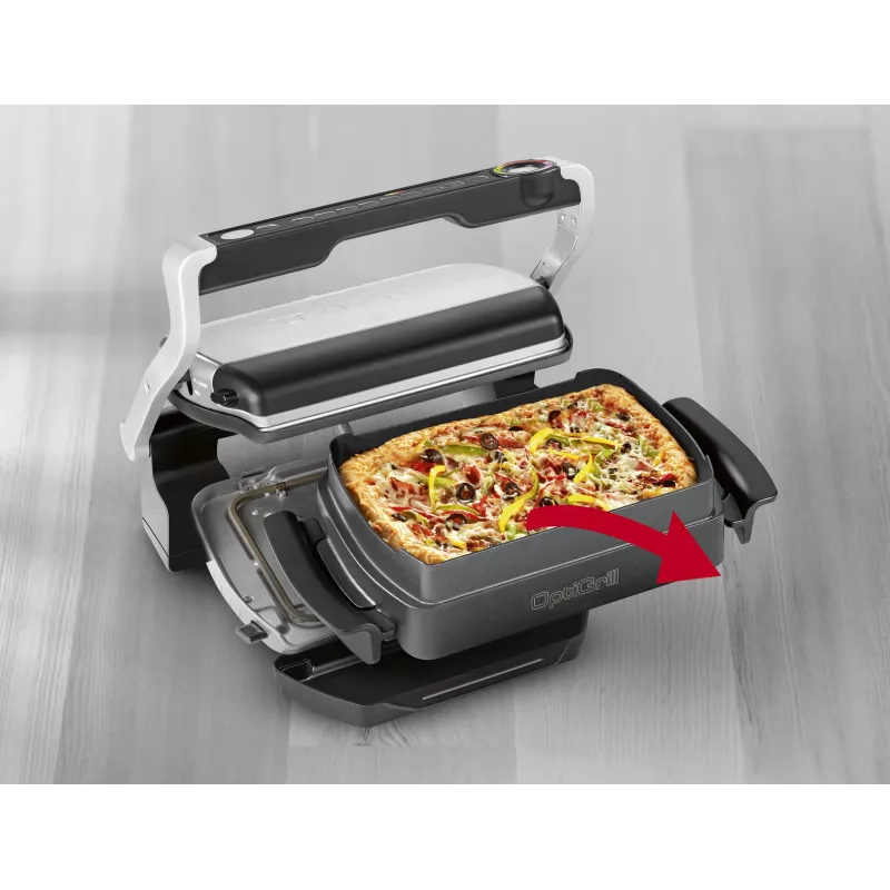 Tabuleiro/formas de forno Tefal XA7278 grelha retangular OptiGrill+ XL
