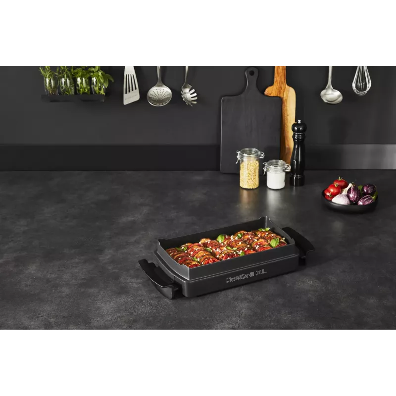 Tabuleiro/formas de forno Tefal XA7278 grelha retangular OptiGrill+ XL