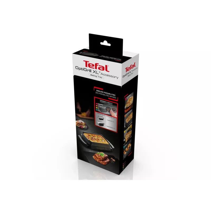 Tabuleiro/formas de forno Tefal XA7278 grelha retangular OptiGrill+ XL