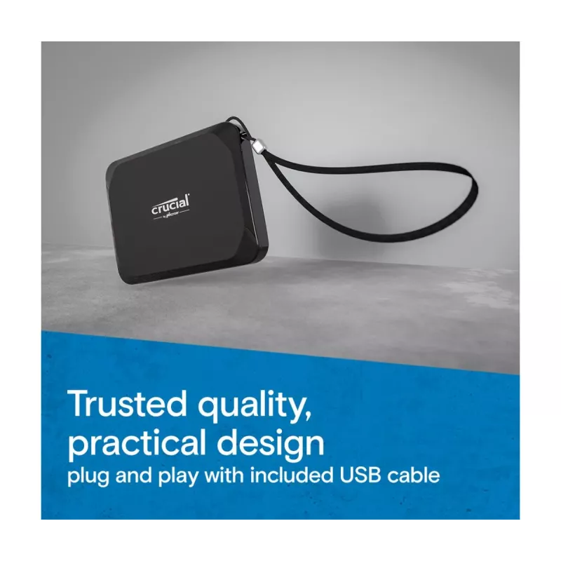 SSD portátil MICRON / CRUCIAL - Crucial X9 - 4TB - USB-C 3.2 Gen 2