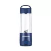 Batedeira de desporto NUTRIBULLET Portable 0,475 L, a pilhas, lâminas de aço inoxidável, recipiente Tritan, azul-escuro