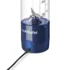 Batedeira de desporto NUTRIBULLET Portable 0,475 L, a pilhas, lâminas de aço inoxidável, recipiente Tritan, azul-escuro