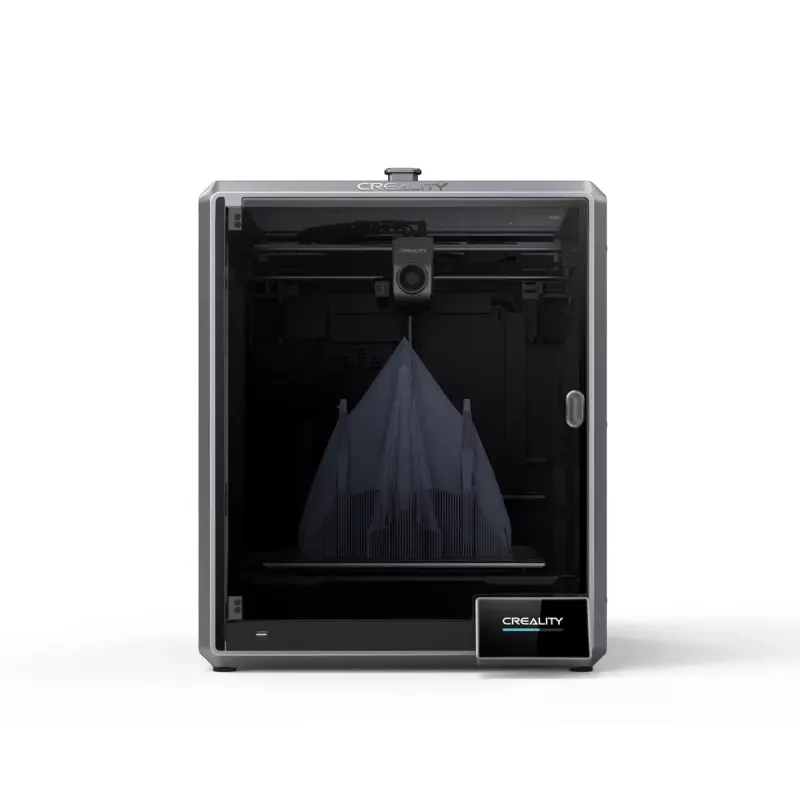 Impressora 3D Creality K1 Max – volume de impressão 300×300×300 mm, espessura de camada 0,10–0,35 mm, controlo tátil, preto