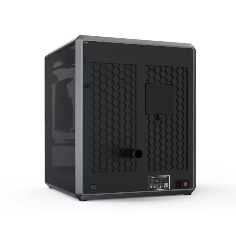 Impressora 3D Creality K1 Max – volume de impressão 300×300×300 mm, espessura de camada 0,10–0,35 mm, controlo tátil, preto