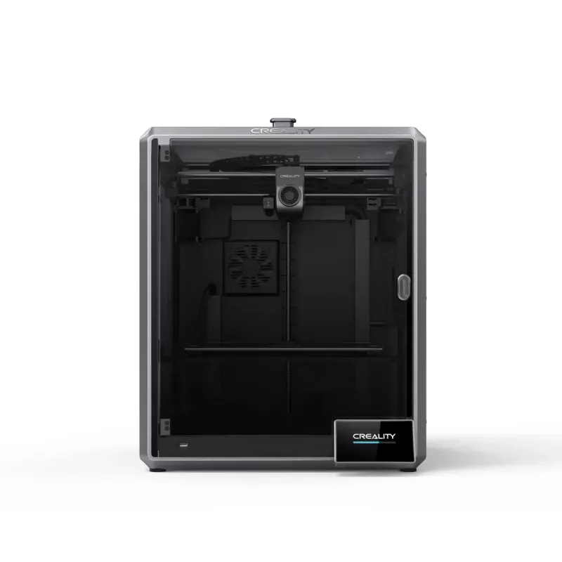 Impressora 3D Creality K1 Max – volume de impressão 300×300×300 mm, espessura de camada 0,10–0,35 mm, controlo tátil, preto