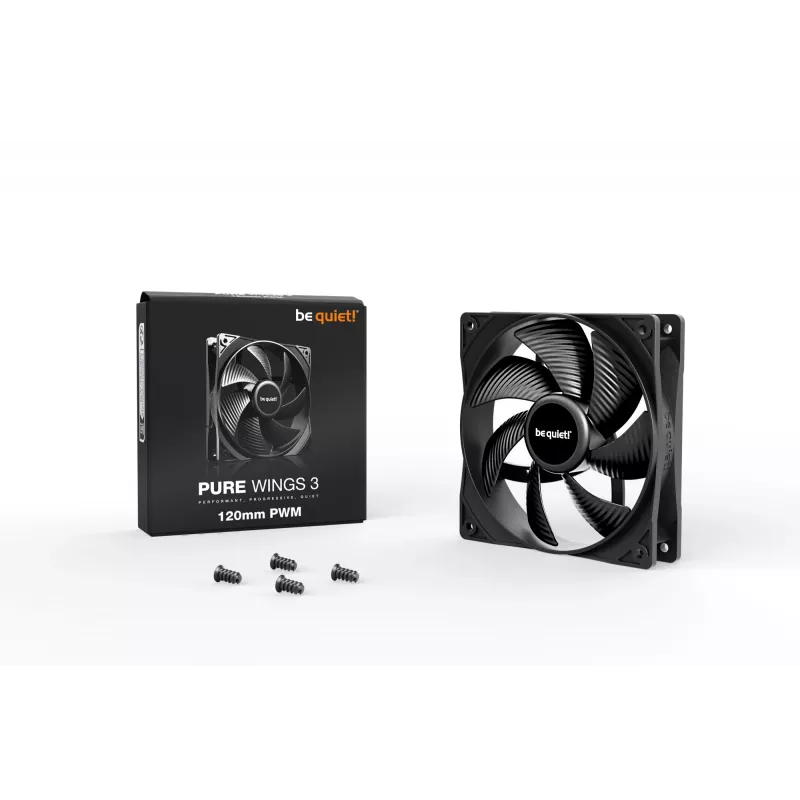 be quiet Pure Wings 3 120mm PWM ventoinha para caixa de computador 12 cm preto 1 peça