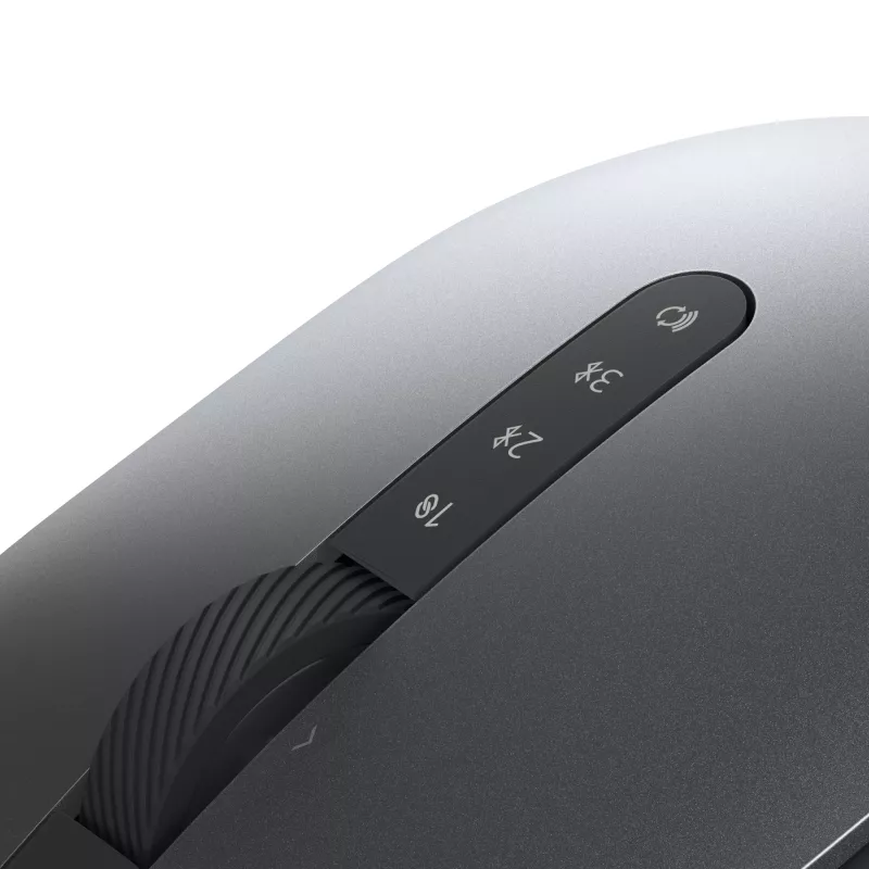 DELL Rato Pro Plus - MS5320W, destro, ótico, RF sem fios + Bluetooth, 1600 DPI, cinzento, titânio