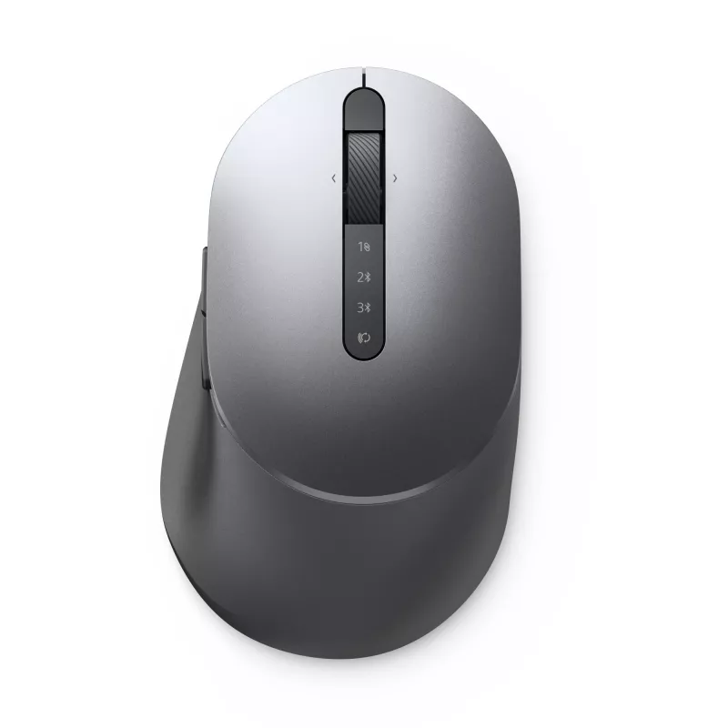 DELL Rato Pro Plus - MS5320W, destro, ótico, RF sem fios + Bluetooth, 1600 DPI, cinzento, titânio