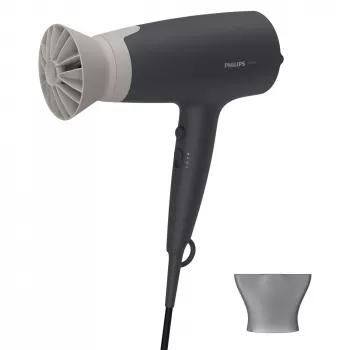 Secador de cabelo Philips 3000 series BHD351/10 — 2100 W, iónico, 6 níveis de temperatura/6 de velocidade, jato de ar frio, concentrador de estilo