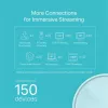 TP-Link AX1800 Whole Home Mesh Wi-Fi 6 System, branco, interno, router Mesh, energia, FCC