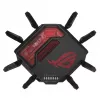ASUS ROG Rapture GT-BE19000 router WLAN Multi-Gigabit Ethernet tri-band (2,4 GHz / 5 GHz / 6 GHz) preto, vermelho