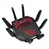 ASUS ROG Rapture GT-BE19000 router WLAN Multi-Gigabit Ethernet tri-band (2,4 GHz / 5 GHz / 6 GHz) preto, vermelho