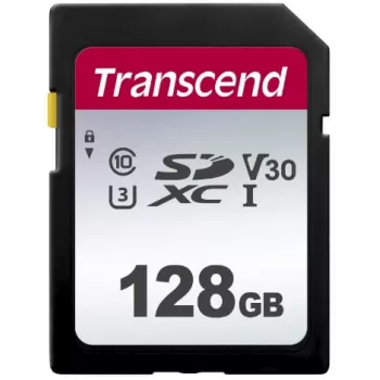 Cartão SDXC TRANSCEND 300S 128 GB UHS-I U3