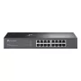 Switch Managed L2 Gigabit Ethernet TP-Link Omada ES216G — 16 x RJ-45 10/100/1000, 32 Gbit/s, 8000 MAC, preto, montagem em rack