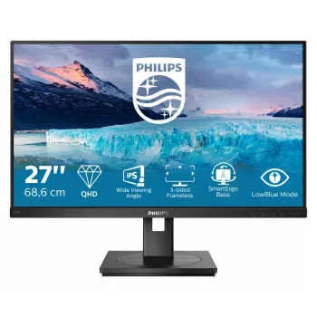 Philips S Line 275S1AE/00 Monitor de computador 68,6 cm (27 polegadas) 2560 x 1440 píxeis 2K Ultra HD LCD Preto
