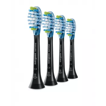 Philips C3 Premium Plaque Defence HX9044/33 4x Preto Cabeças de escova de dentes sónica