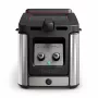 Tefal Clear Duo FR600D Individual 0,65 L Máquina autónoma 2000 W Fritadeira Preto, Aço inoxidável