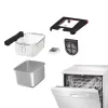 Tefal Clear Duo FR600D10 fritadeira, 3,5 l, 2000 W, aço inoxidável/preto