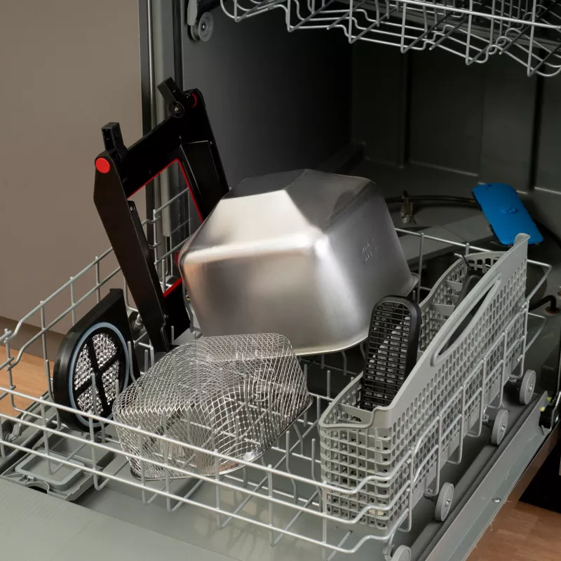 Tefal Clear Duo FR600D10 fritadeira, 3,5 l, 2000 W, aço inoxidável/preto