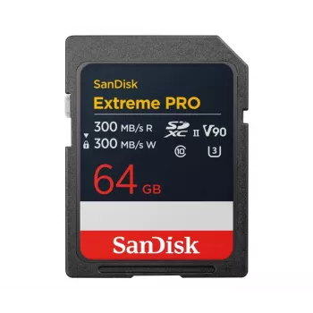 Memória flash SanDisk Extreme PRO 64 GB UHS-II SDSDXDM-064G-GN4IN