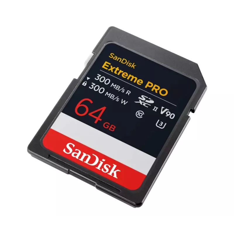 Memória flash SanDisk Extreme PRO 64 GB UHS-II SDSDXDM-064G-GN4IN