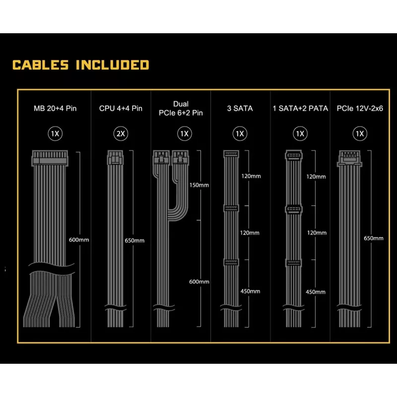 ASROCK Fonte de alimentação Challenger Cl-750g 750 W 80+ Gold Preto ATX