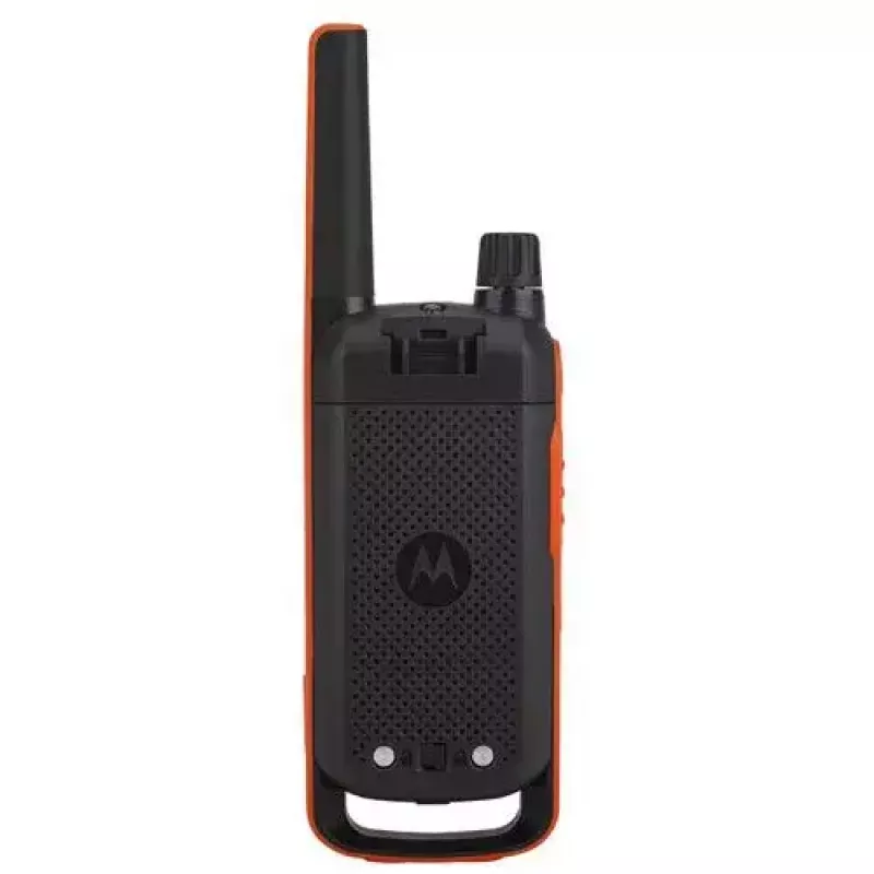 Rádio bidirecional Motorola Talkabout T82, 16 canais, 500 mW, alcance até 10 km, NiMH recarregável, Micro-USB, ecrã LED
