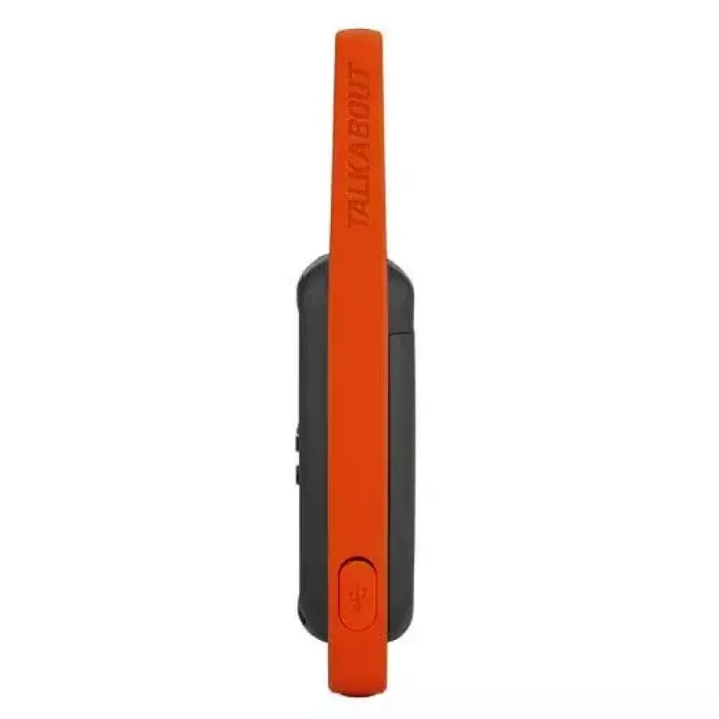 Rádio bidirecional Motorola Talkabout T82, 16 canais, 500 mW, alcance até 10 km, NiMH recarregável, Micro-USB, ecrã LED