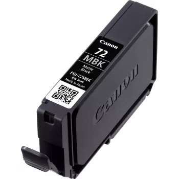 Canon PGI-72MBK Preto mate Cartucho de tinta, Alcance padrão, Preto mate, Tinta de corante, 1 Unid., 1640 páginas