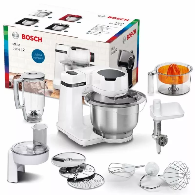 Bosch Serie 2 MUMS2EW40 Máquina de cozinha 700 W 3,8 L Branco