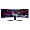 Samsung G95NC Monitor de computador 144,8 cm (57 polegadas) 7680 x 2160 píxeis Dual UHD LED Preto, Branco