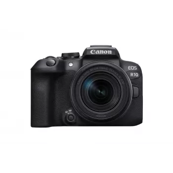 Canon EOS R10 + RF-S 18-150mm IS STM MILC 24.2 MP CMOS 6000 x 4000 píxeis Preto