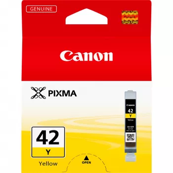 Canon CLI-42Y Amarelo Cartucho de tinta, capacidade padrão, Amarelo, Tinta pigmentada, 1 unid., 284 páginas