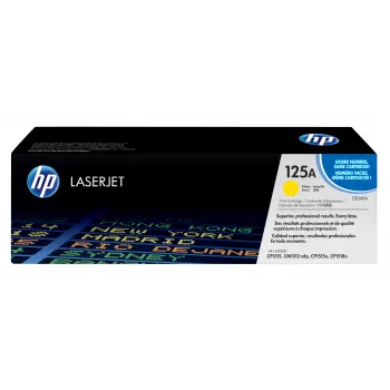 HP 125A Amarelo Cartucho de toner LaserJet Original, 1400 páginas, 1 unid.