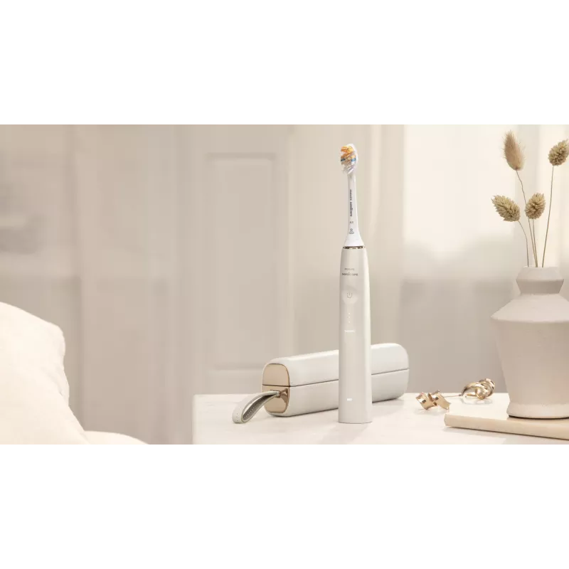 Philips Sonicare DiamondClean Prestige 9900 series DiamondClean Prestige HX9992/11 escova de dentes sónica com SenseIQ – champanhe