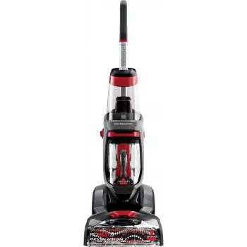 Bissell Revolution 2x ProHeat máquina de limpeza de tapetes, manual, vermelho profundo, titânio