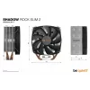 be quiet Shadow Rock slim 2 dissipador de CPU