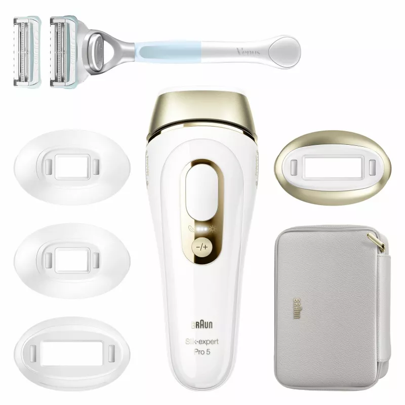 Braun Silk-expert Pro PL5356 luz pulsada intensa (IPL) dourado, branco