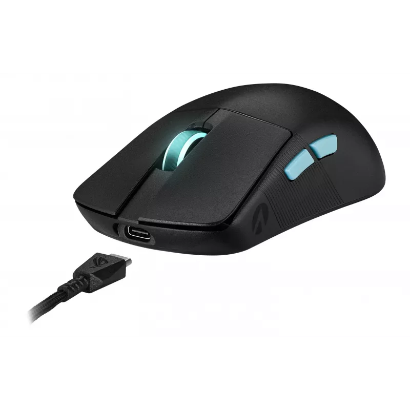 ASUS ROG Harpe Ace Aim Lab Edition rato gaming ambidestro RF Wireless + Bluetooth + USB Type-A ótico 36000 DPI