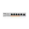 Zyxel XMG-105HP não gerido 2.5G Ethernet (100/1000/2500) Power over Ethernet (PoE) prateado