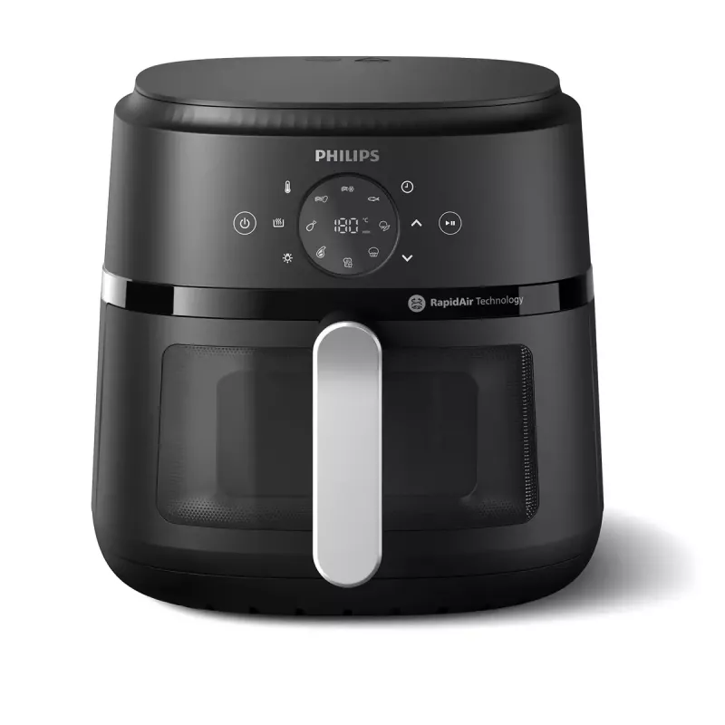 Fritadeira de ar quente Philips NA231/00 2000 Series — 6,2 L, 1700 W, 13 programas, tecnologia Rapid Air com menos gordura