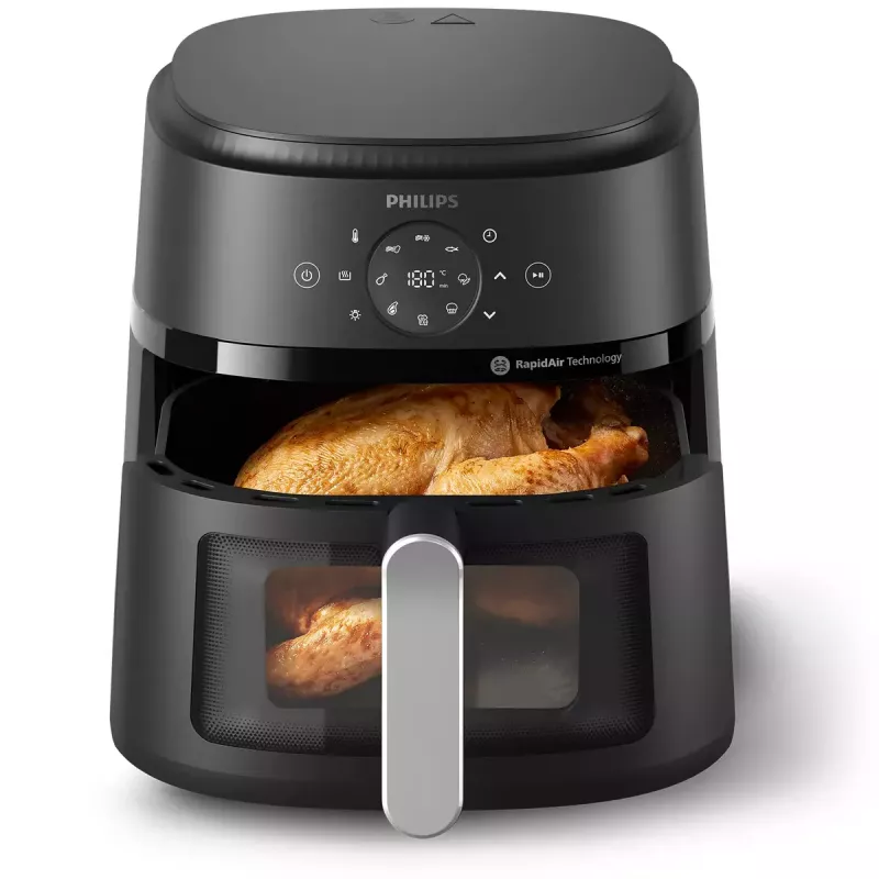 Fritadeira de ar quente Philips NA231/00 2000 Series — 6,2 L, 1700 W, 13 programas, tecnologia Rapid Air com menos gordura