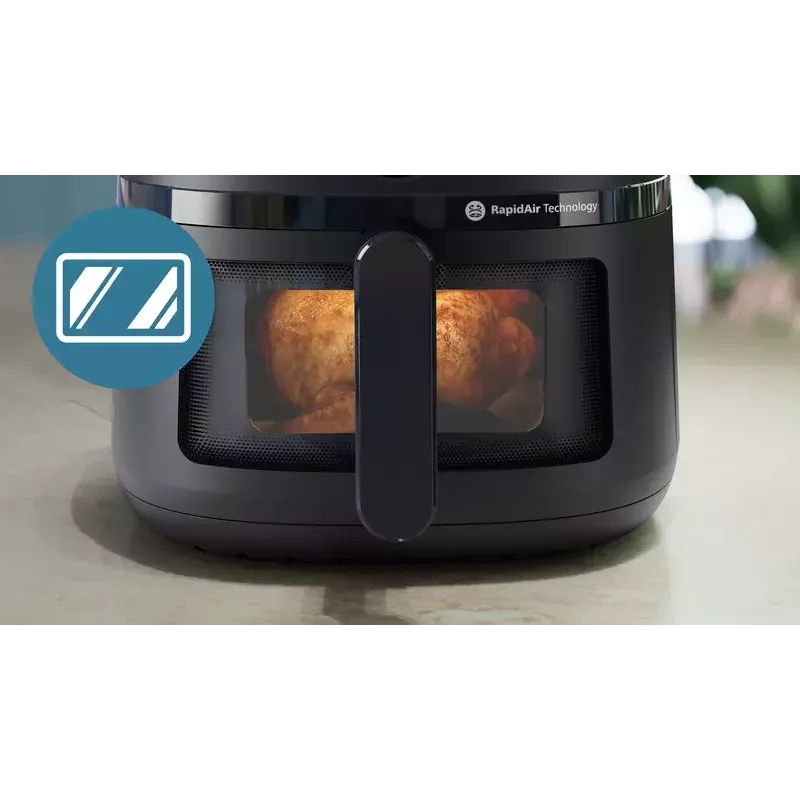 Fritadeira de ar quente Philips NA231/00 2000 Series — 6,2 L, 1700 W, 13 programas, tecnologia Rapid Air com menos gordura
