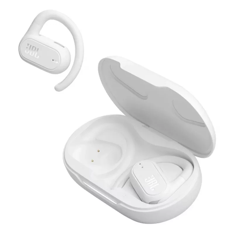 JBL Soundgear Sense auscultadores True Wireless Stereo (TWS) gancho de orelha chamadas/música USB Type-C Bluetooth branco